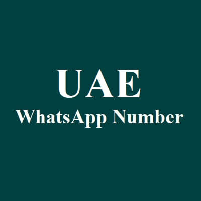 UAE Whatsapp Number