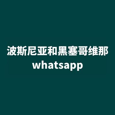 波斯尼亚和黑塞哥维那 whatsapp