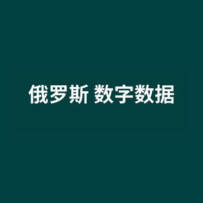 俄罗斯 数字数据