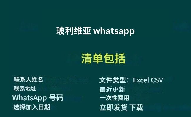 玻利维亚 whatsapp