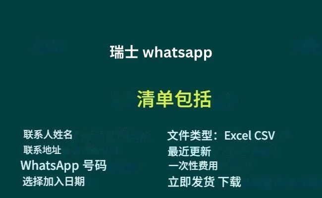 瑞士 whatsapp